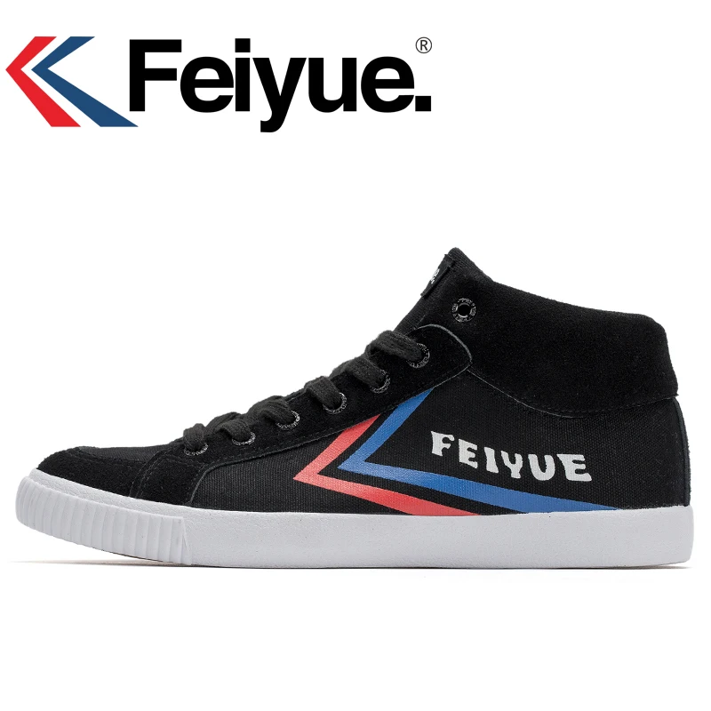 Оригинальные черные кроссовки Feiyue Knight классическая обувь для занятий боевыми