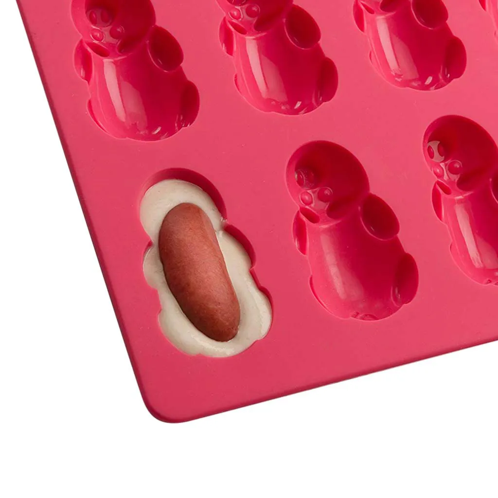 New Sales 20x25cm Multifunction 12 Little Pig Silicone Cake Baking Pink Mould Kitchen gadget Tools Molds | Дом и сад