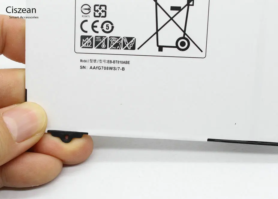 Ciszean 2 шт./лот EB BT810ABE/EB BT810ABA 5870 мАч запасная батарея для Samsung Galaxy Tablet Tab S2 9 7 T810 SM