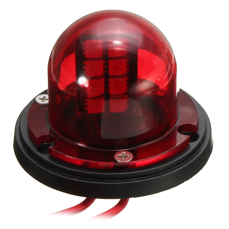 RED 12V светодиодный бант навигационные светильник s красный или зеленый Нержавеющая сталь парус сигнальный светильник морской катер Понтоны яхты светильник Прямая поставка - Цвет: RED