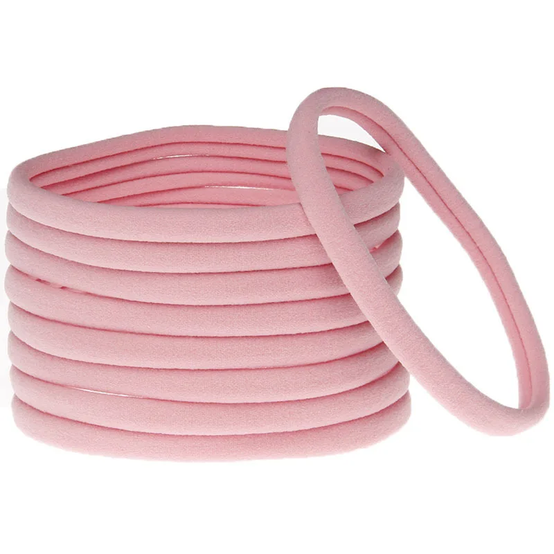 6light pink Nishine 50 шт./лот эластичная нейлоновая повязка на голову для маленьких девочек аксессуары для волос DIY повязка на голову для детей модный головной убор - Цвет: 6light pink
