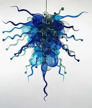 

Free Air Shipping Customized Style and Colorful Blown Glass Chandelier