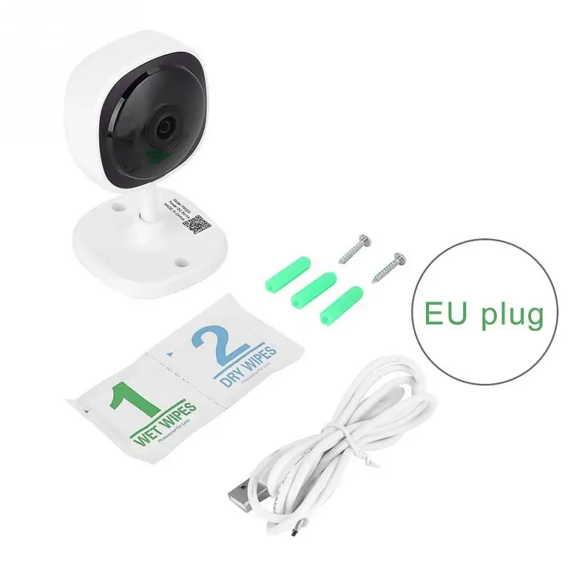 ЕС США 200 Вт Wifi 1080P FHD панорамный фотоаппарат безопасности Wifi камера наблюдения ночного видения система для домашней безопасности Cam
