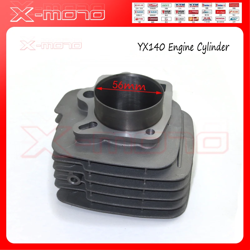 

Двигатель YX140, цилиндр с отверстием 56 мм, подходит для YX 140cc Pitster SSR YCF IMR, кроссовый питбайк