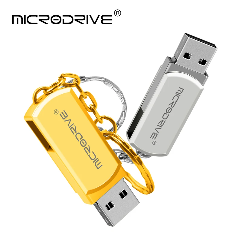 360 градусов Whirl USB накопители 4g 8g 16g металл Mirco USB 2,0 диск 32 Гб 64 Гб 128 ГБ usb флешка высокоскоростной USB флэш-накопитель с подарком