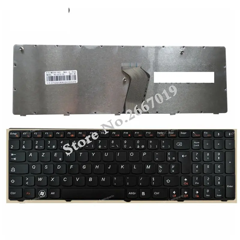 Клавиатура для ноутбука LENOVO G575, G570, G560, Z560, Z560A, Z560G, Z565, G570AH, G570G, G575AC, G575AL, G575GL, G575GX, G780, G770, FR