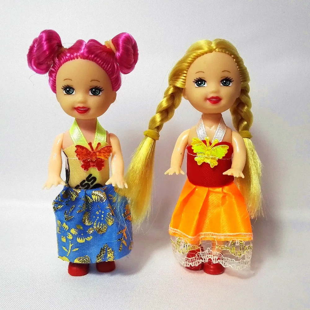 Игрушечный домик для девочек куклы семьи на 4 человека костюм 1 мамы/1 папы/2