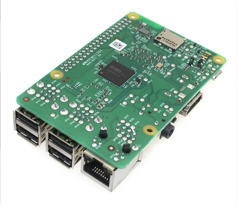 Element14 версия: 2017 новая Raspberry PI 3 Model B плата 1 Гб LPDDR2 BCM2837 четырехъядерный Ras PI3 3B с WiFi и