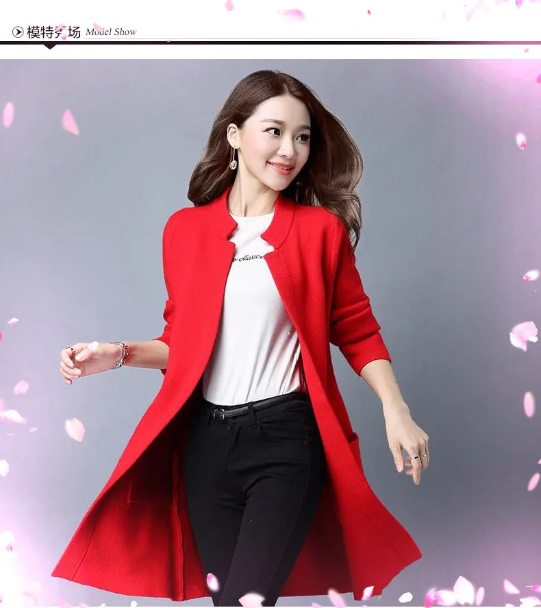 Хан издание нового фонда 2017 Осень-зима чистый цвет большой ярдов в вязаный