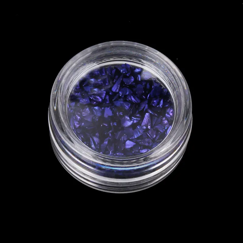 violet Разбитые стеклянные стразы для ногтей камни для нейл-арта Стразы смесь стразов 3d украшения для ногтей камни для ногтей - Цвет: violet