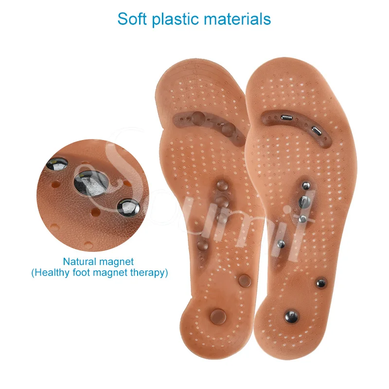Магнитные Стельки для похудения мужчин и женщин массажная стелька снижения веса