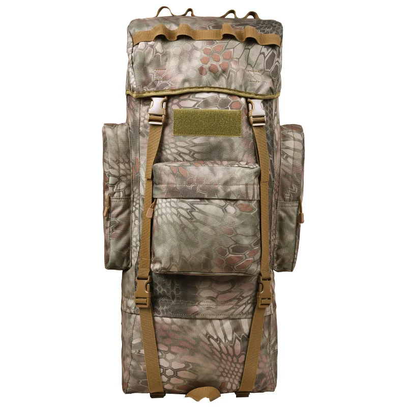 14 Jungle snake Новинка, 100л, уличная сумка, камуфляж, военный рюкзак, тактические сумки, водонепроницаемые, многофункциональные, для багажа, для пешего туризма, для путешествий, большая спортивная сумка - Цвет: 14 Jungle snake