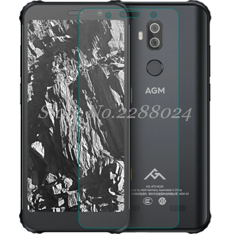 Закаленное стекло 9H для смартфона AGM X3 защитное 6 дюймов Защитная пленка экрана