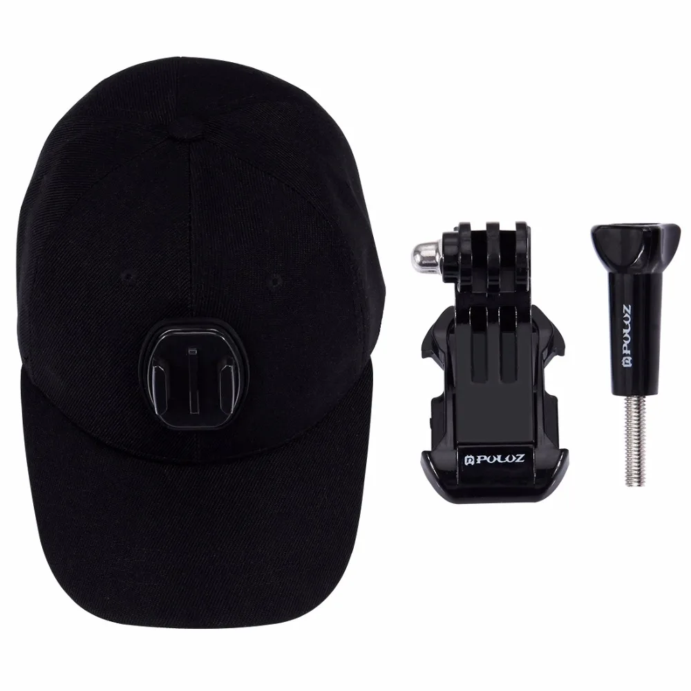 Аксессуары PULUZ для GoPro уличная Солнцезащитная шляпа Topi бейсбольная с J-образным