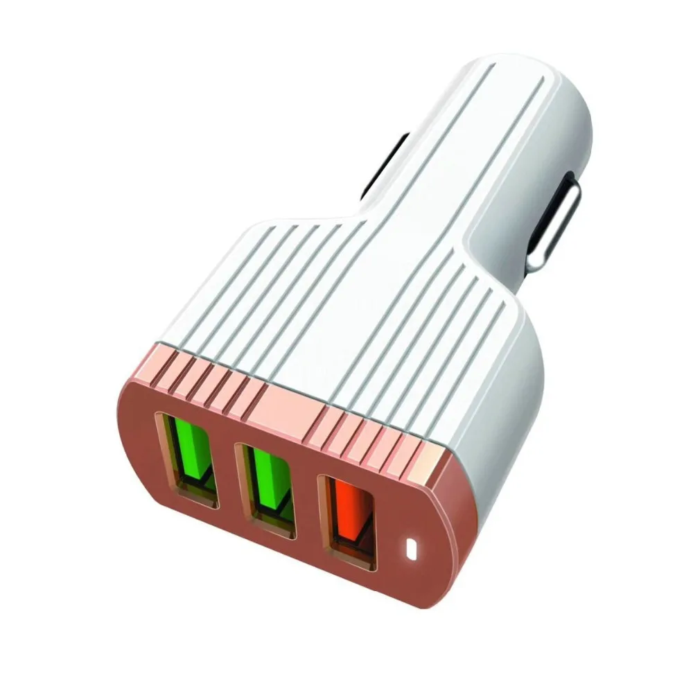 LDNIO 5.1A авто-ID 1 QC3.0 Супер Быстрые usb-порты 2 розетки автомобильное зарядное