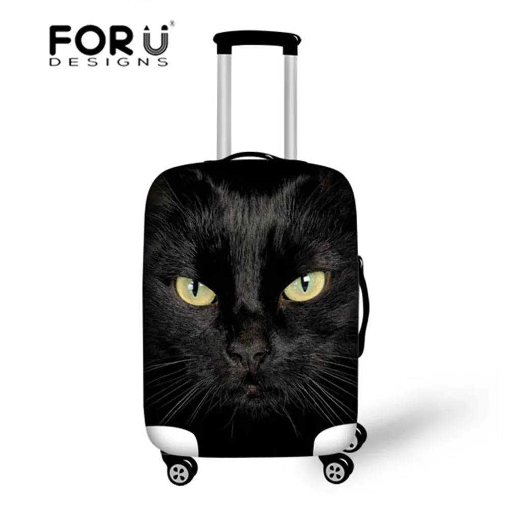 4137 FORUDESIGNS/Африканский принт для девочек, Толстый эластичный багажный Защитный чехол на молнии для 18-32 дюймов, чемодан, аксессуары для путешествий - Цвет: 4137