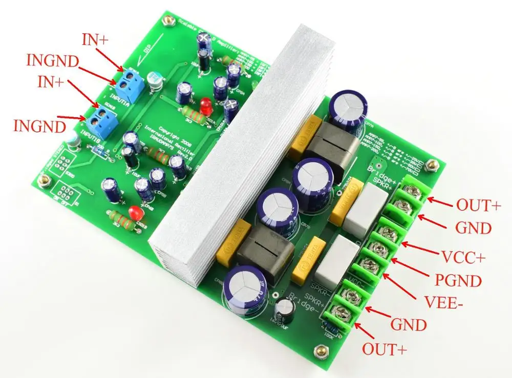 L15DX2 300 Вт + 4 Ом или BTL 500 (моно) IRAUDAMP7S 125 Плата усилителя мощности LJM|power amplifier board|amplifier