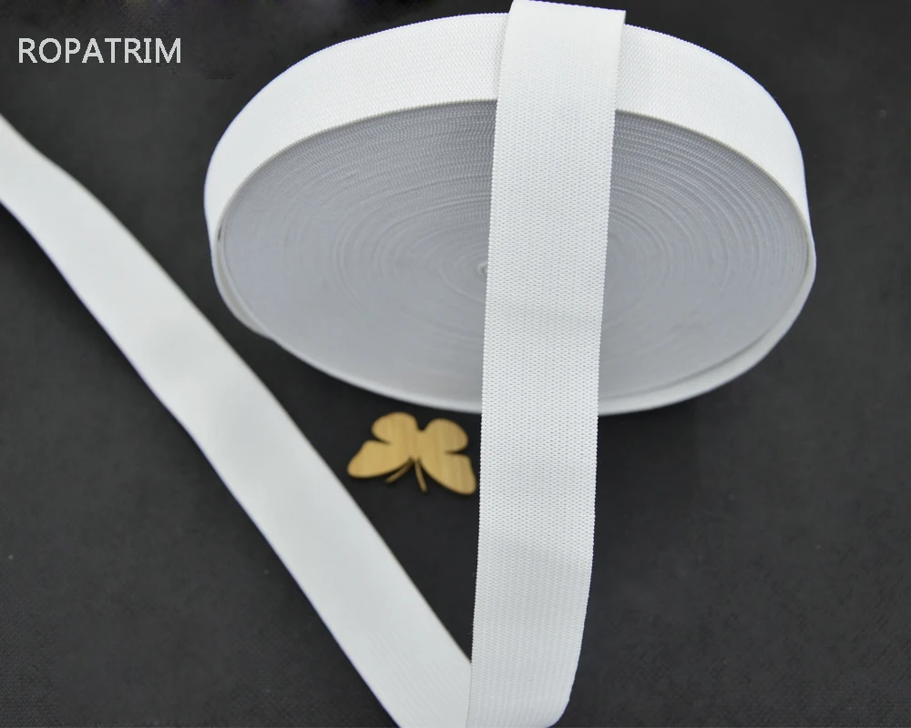 Бесплатная доставка 2 ярдов 5 см/3 см ширина/7 ширина леска белый цвет лента резинка