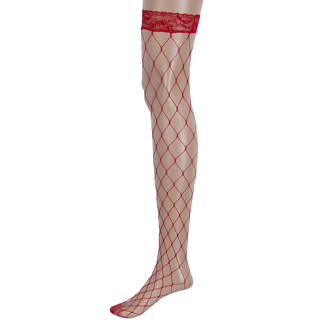 1 пара сексуальные женские Чулочные изделия кружевные высокие чулки Ажурные