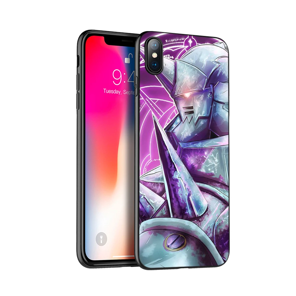 Черный чехол из ТПУ для iphone 5 5s se 6 6s 7 8 plus x 10 XR XS 11 pro MAX силиконовый полностью