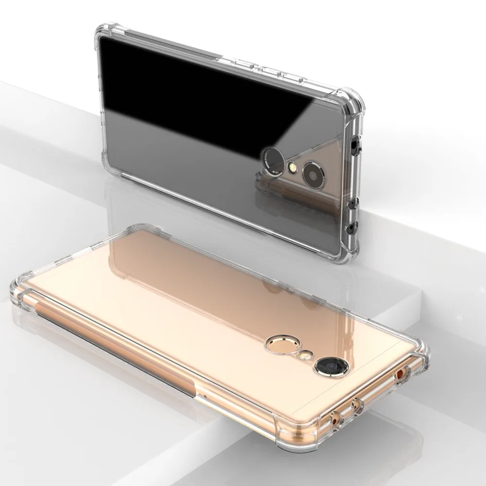 Силиконовый чехол для Xiaomi Redmi 5 Plus матовый прозрачный термополиуретан телефона