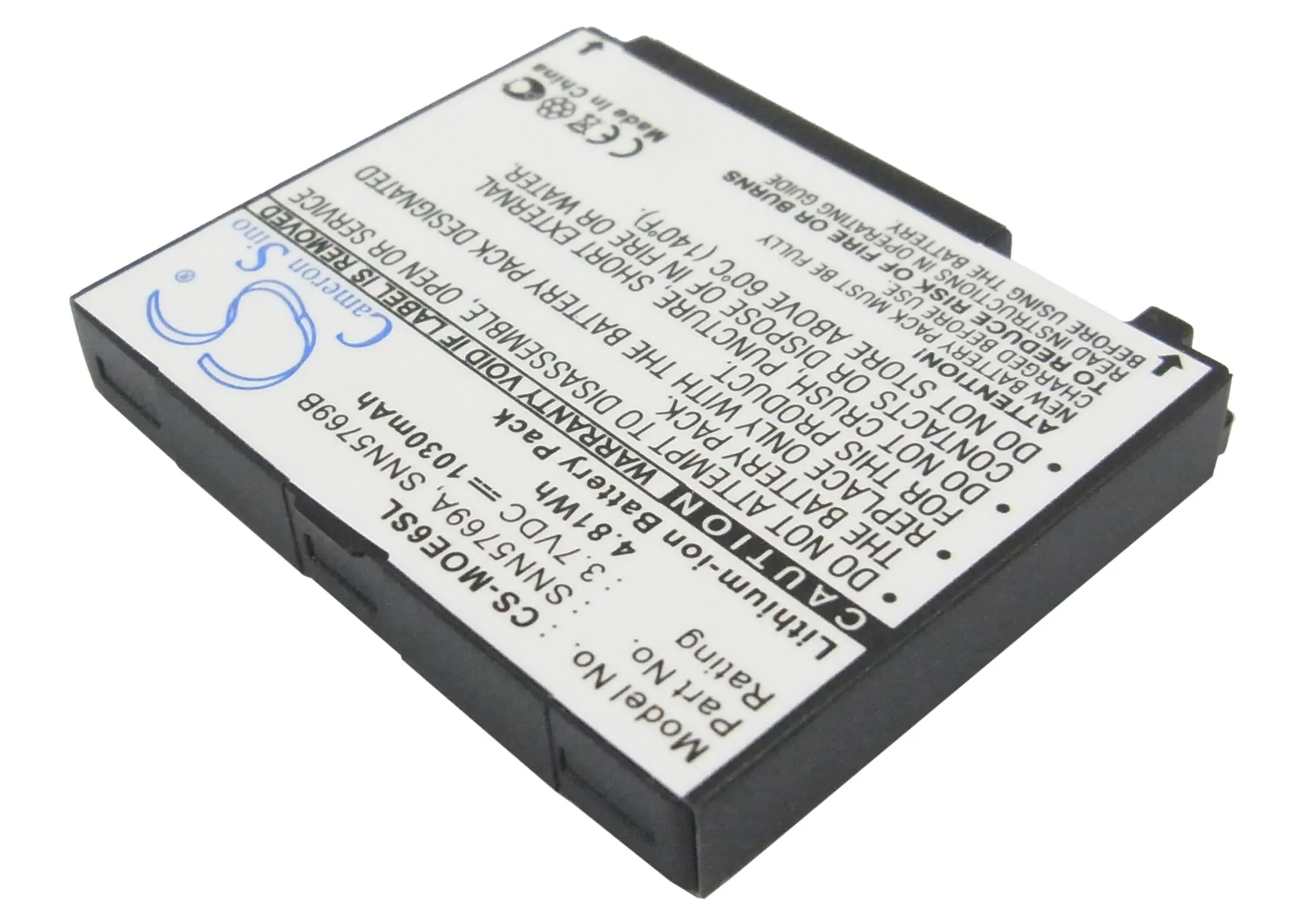 Аккумулятор Cameron Sino BC70 SNN5769A SNN5769B для Motorola MOTOROKR E6 1030 мАч|cameron sino|cameron sino batterybatteries