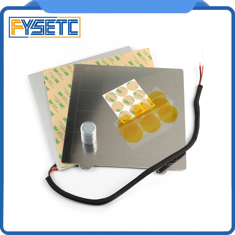 235x235 мм Heatbed + PEI пружинный стальной лист магнит чтобы стать магнитной горячей