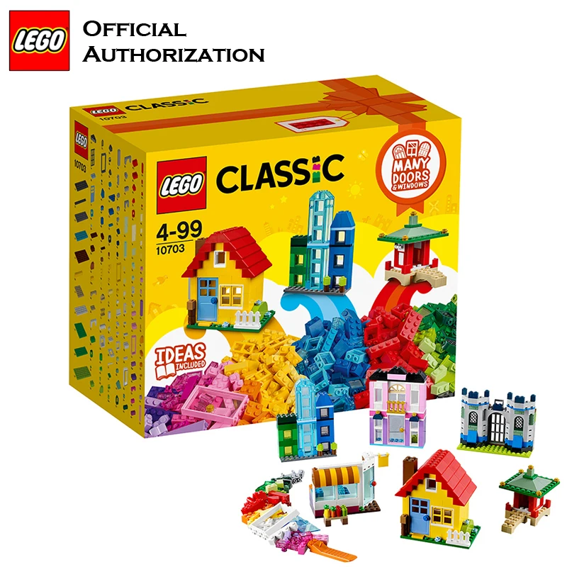 502 шт Lego строительные блоки Классическая серия много дверей и аксессуаров для