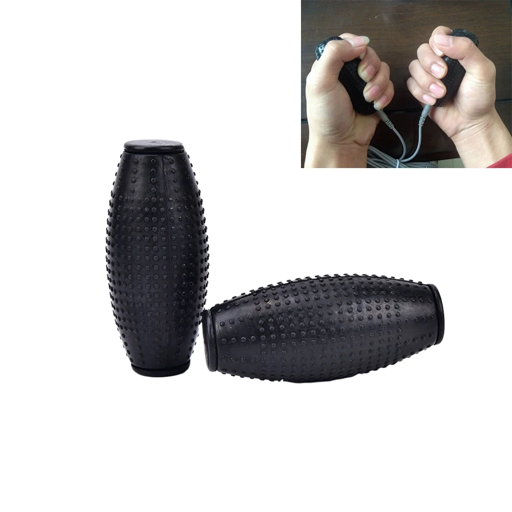 

1pair Tens EMS Hand Electrode for Digital Therapy Electric Muscle Stimulator Braces Supports Hot Sale
