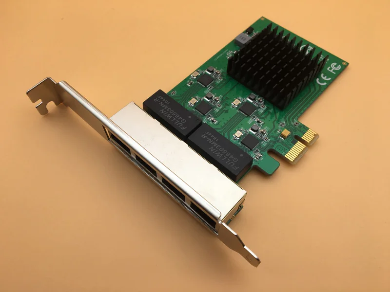 4 порта гигабит Ethernet сетевой адаптер карты PCI E X1 четыре RJ45 интерфейс RTL8111 чипсет