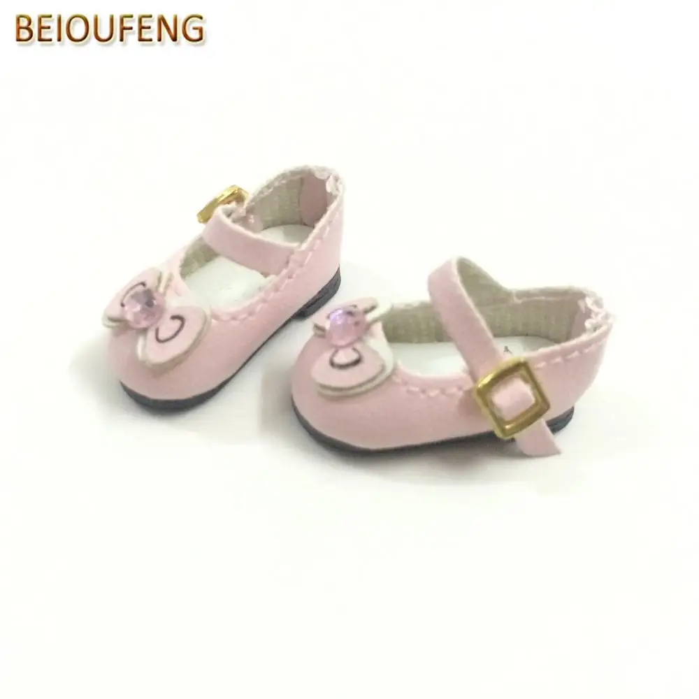 BEIOUFENG 2,7 см кукольная обувь для Blythe кукольная игрушка, 1/6 BJD кукольная обувь с бантом Kitty игрушки сапоги для кукол аксессуары 2 пары