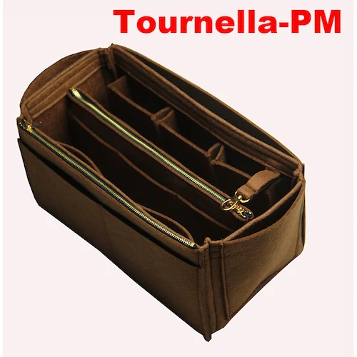 Tournella-PM Neverfull Speedy эксклюзивная настраиваемая сумка-Органайзер из войлока, сумка-Органайзер(w/съемный карман на молнии), вставка для подгузников - Цвет: Tournella-PM