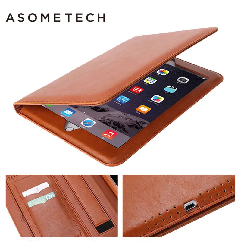 Роскошный чехол из искусственной кожи чехол для iPad 2/3/4 Ретро Портфели с автоматическим включением и отключением экрана внутренней стороны ремень Стенд откидная крышка для iPad Mini 1 2, 3, 4