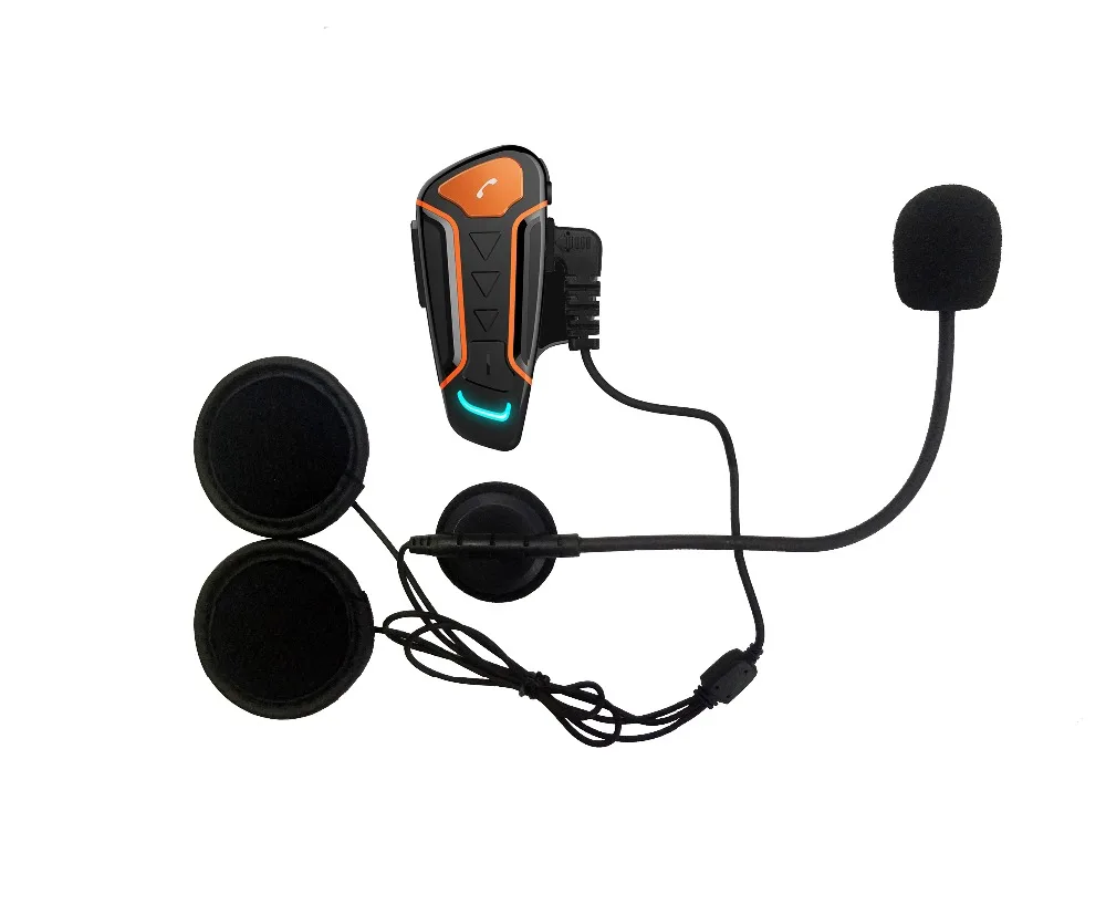 2 шт. водонепроницаемый 100% мотоциклетный шлем Интерком WT003 1000 m Moto Bluetooth гарнитура
