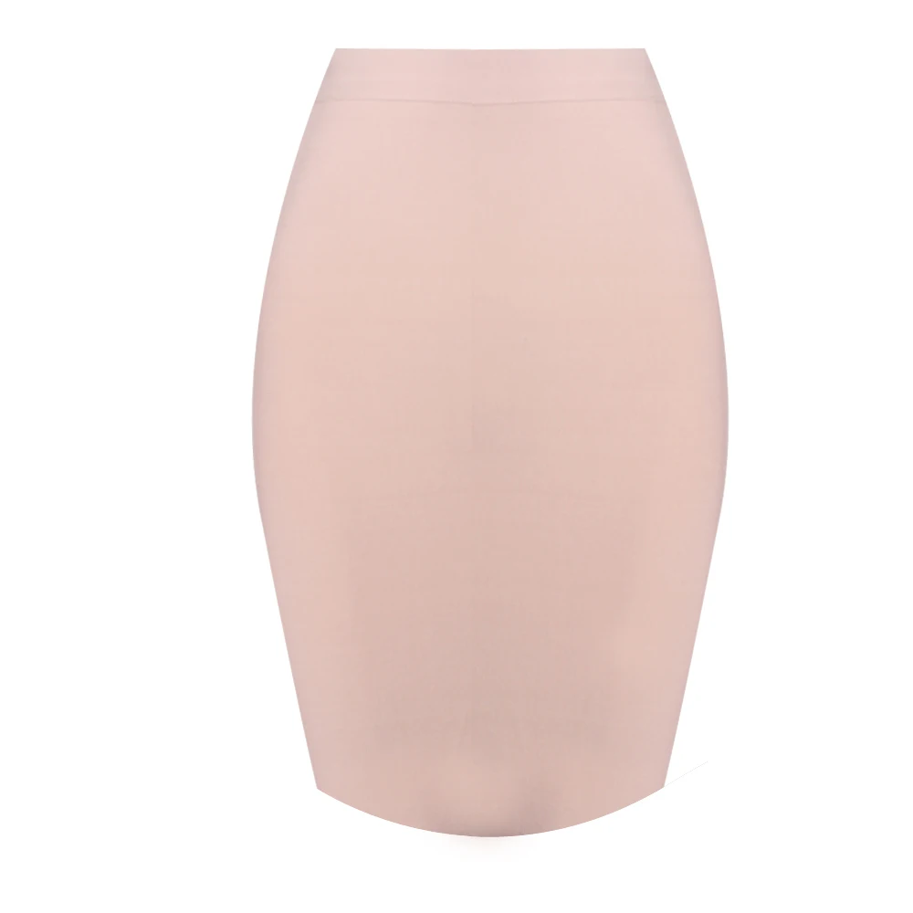 Kleezy 50CM Length Solid Color Sexy sheathy Bandage Pencil Women Skirt HL2621 | Женская одежда
