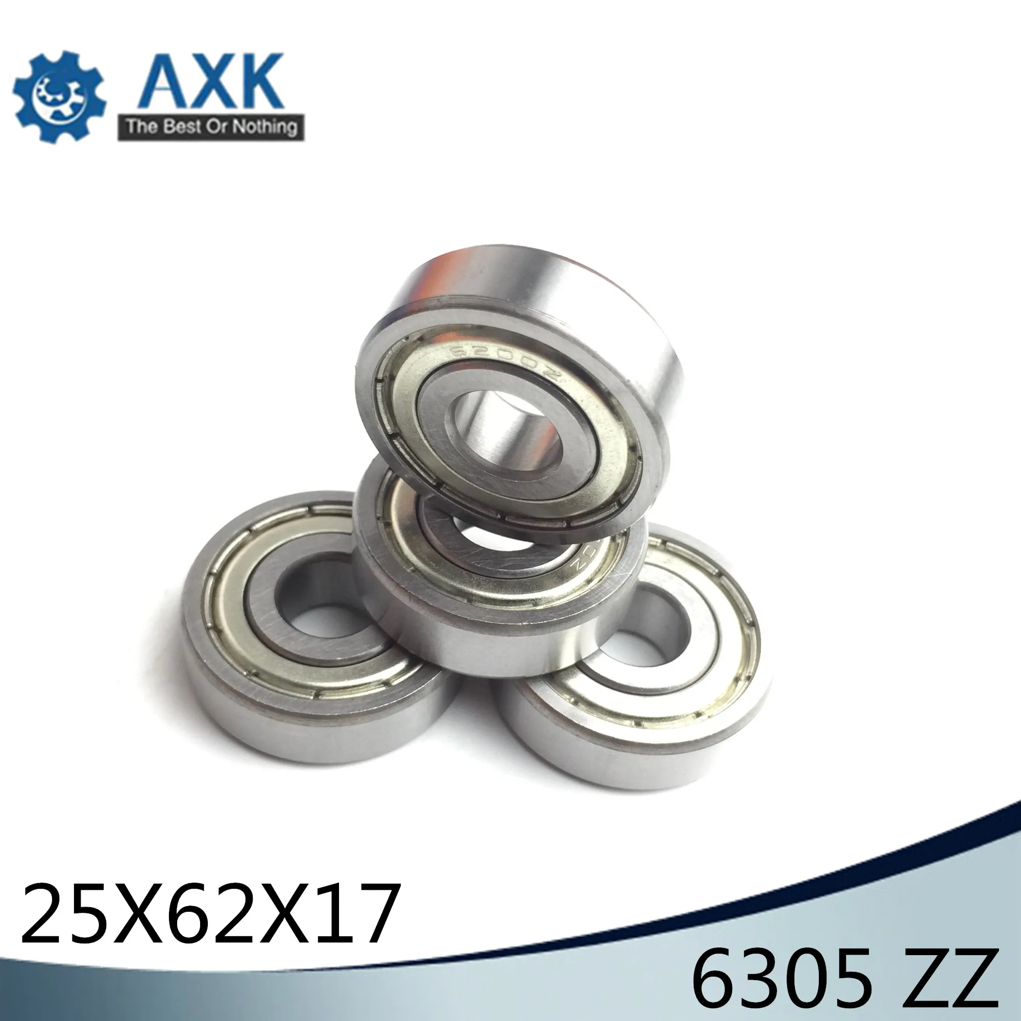 6305ZZ подшипник 25*62*17 мм ABEC 3 ( 1 шт.) для воздуходувки вакуум пила триммер шайбовый с