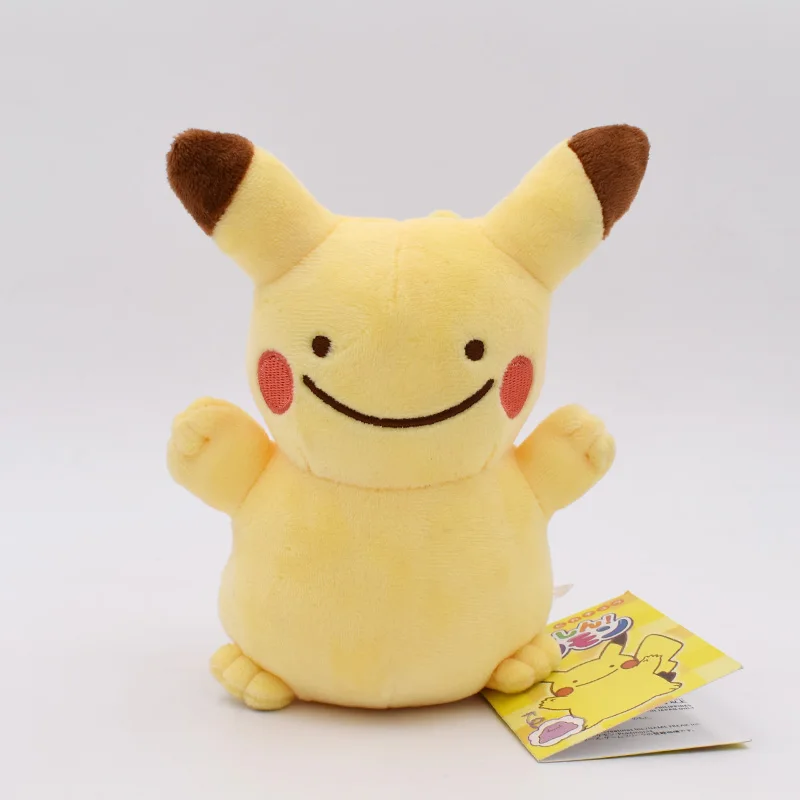 6 стилей горячие игрушки Peluche DITTO Lapras& Dragonite& Pikachu& Squirtle& Bulbasaur& Charmander 12-16 см плюшевые куклы - Цвет: Pikachu