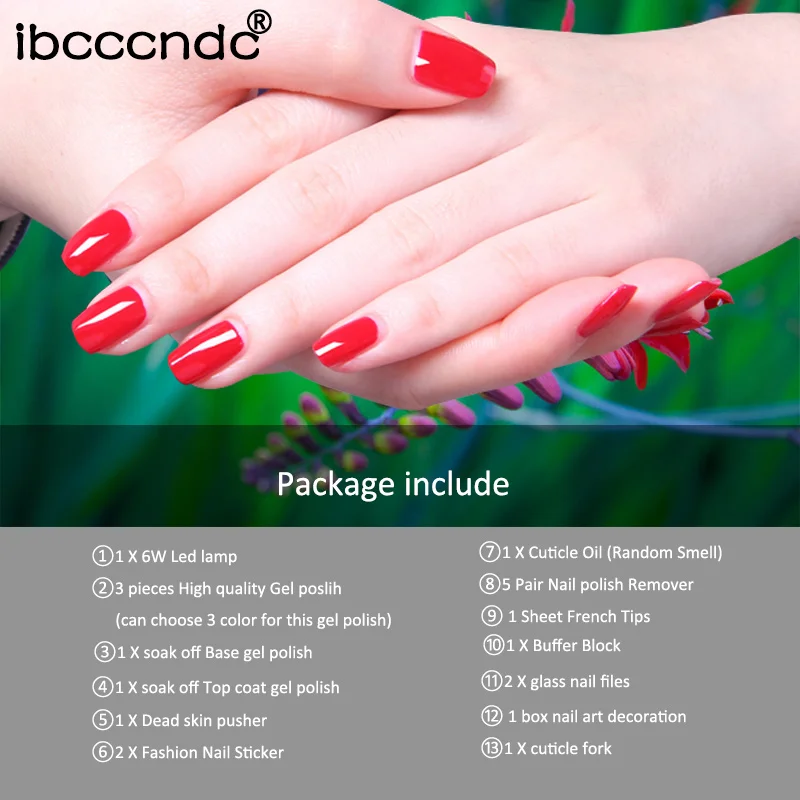 6 Вт мини светодиодная лампа 3 вида цветов Гель лак для ногтей УФ основа верхнее