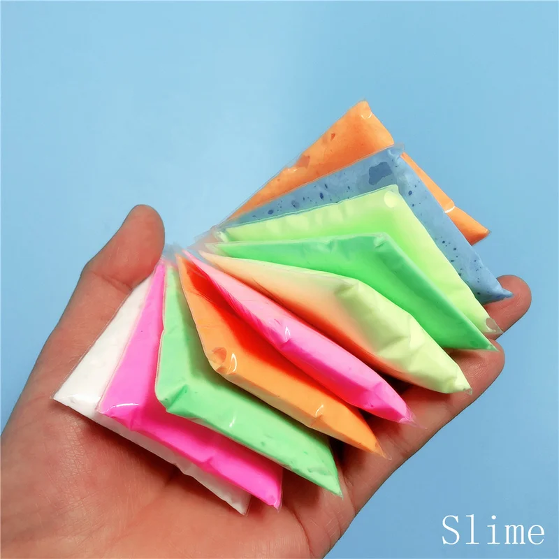 100 г независимый пакет Playdough мягкий пушистый слизь Floam легкий инструмент для
