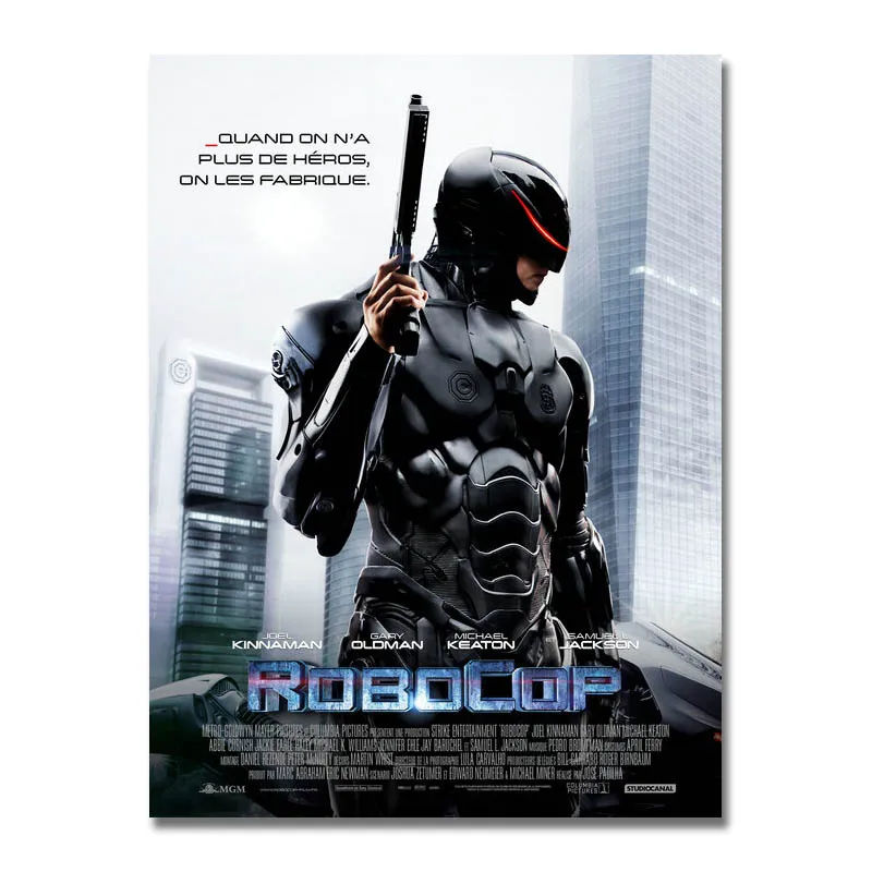 Художественный плакат из шелка или холста RoboCop Hot Movie 13x8 24x32 дюйма для украшения