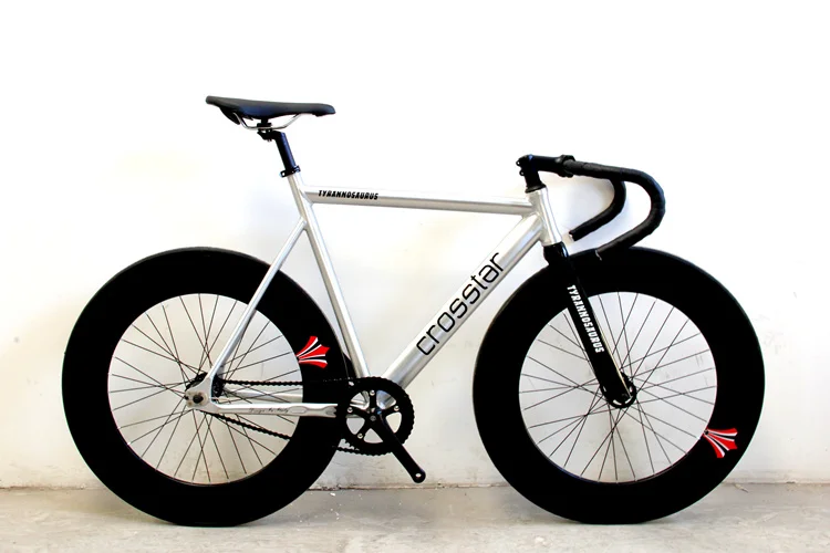 Crosstar Tyrans T2 Fixed Gear Bike Urban Track Fixie Carbon Fiber Fork Commute 90mm road bike fixie bicycle bicicleta | Спорт и