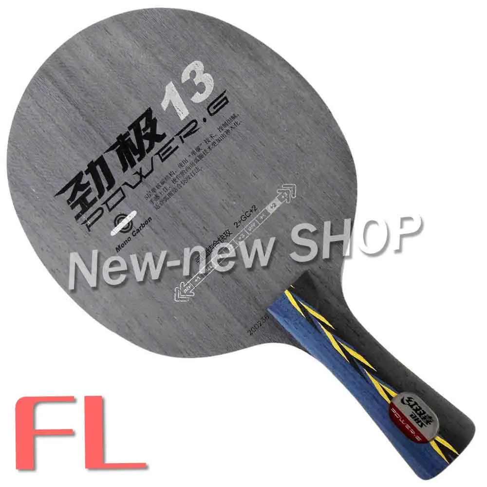 FL long handle DHS POWER. G13 PG13 PG-13 PG 13 PG.13 лезвие для настольного тенниса - Цвет: FL long handle