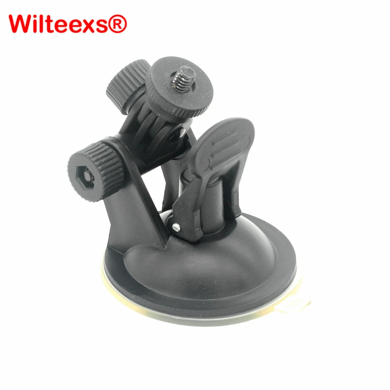 WILTEEXS Универсальный мини автомобильный штатив на присоске держатель для автомобиля gps DV DVR Xiaomi yi аксессуары для экшн-камеры