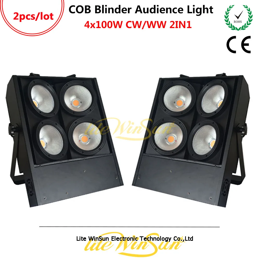 Litewinsune 4x100W CW/WW 2 в 1 COB светодиодный светильник выступление на сцене сценическое