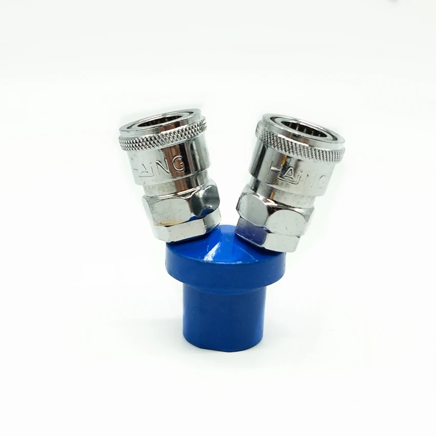 SMV 2 Way G1/4'' Pneumatic Air Quick Connecting Coupler SMY 3 Hose Socket Connector | Обустройство дома