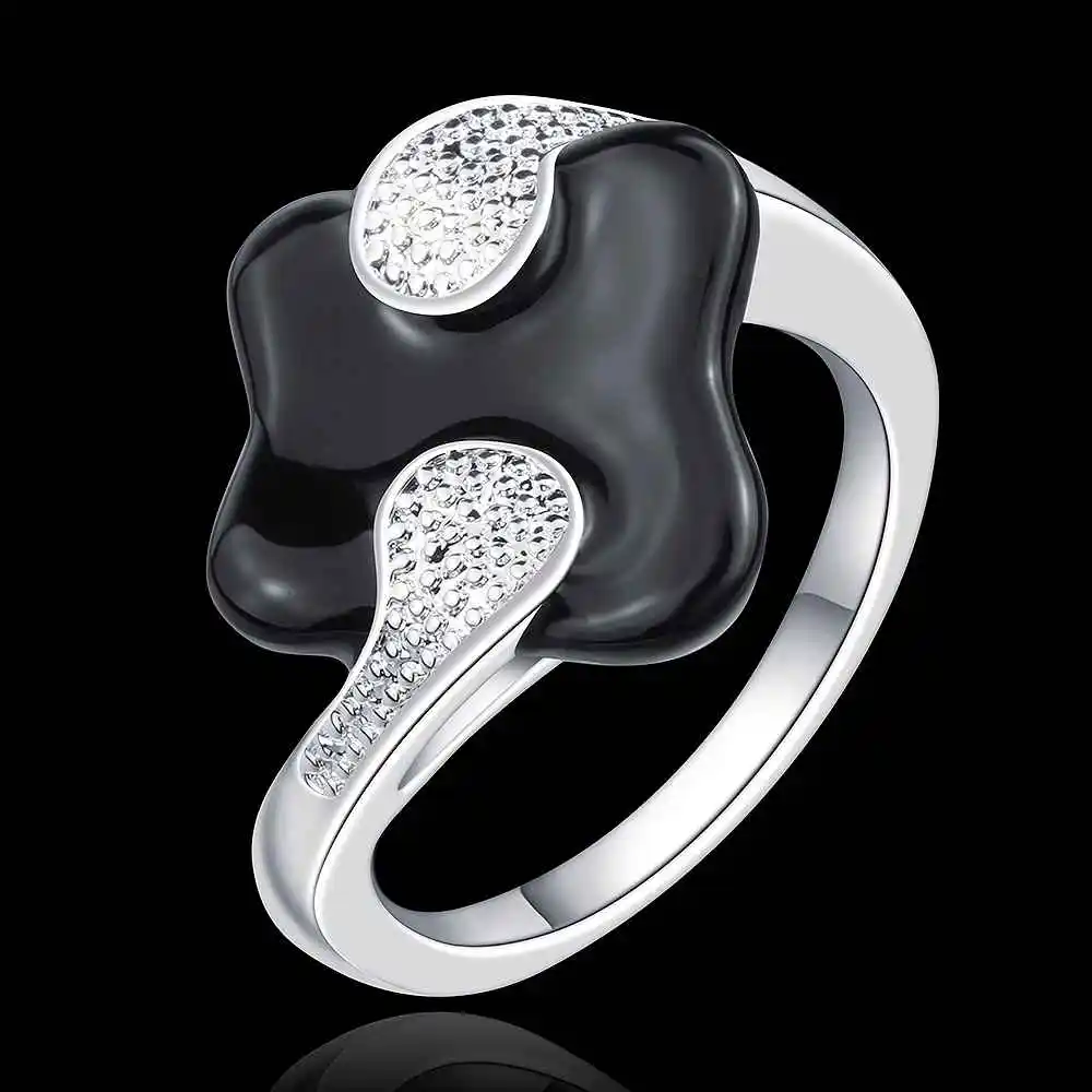 Модные новые брендовые дизайнерские серебряные кольца с серебристым покрытием