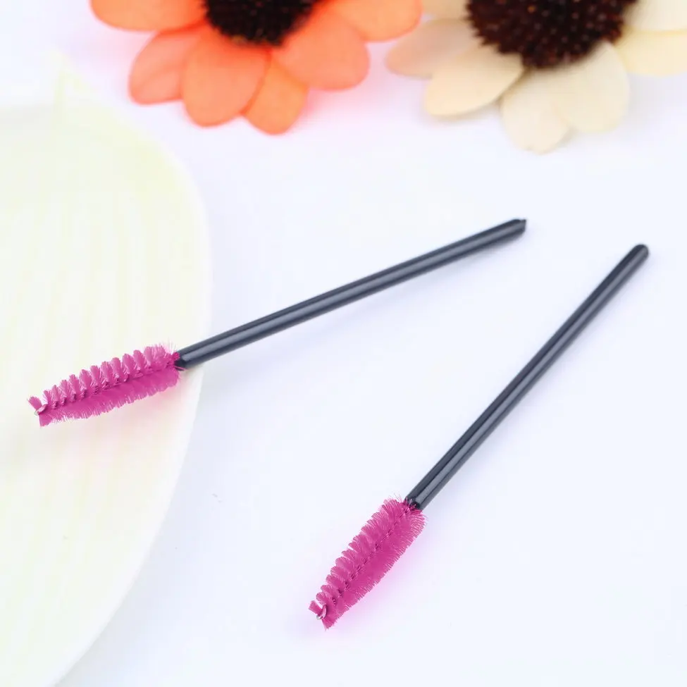 Ресниц Черный Одноразовые Палочка Mascara Brush Spoolies Косметическая инструмент