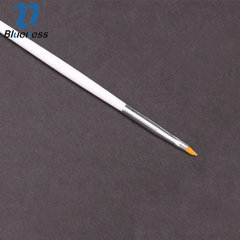 1 шт./лот оборудование для ногтей кристалл Печать Кисти белый вал ручки стиль