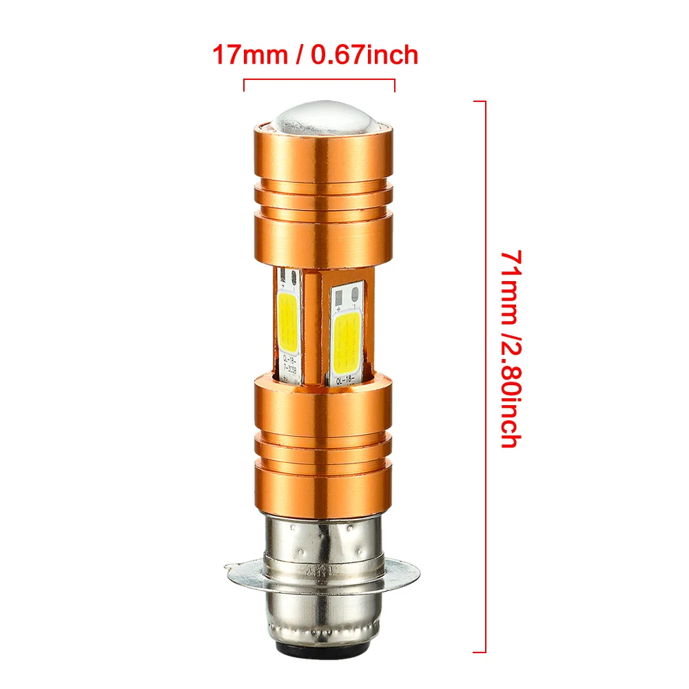 Infitary P15D COB Светодиодный фонарь для мотоцикла дальнего ближнего света 3500LM супер яркий белый рулевой фонарь для мотоцикла 1 шт
