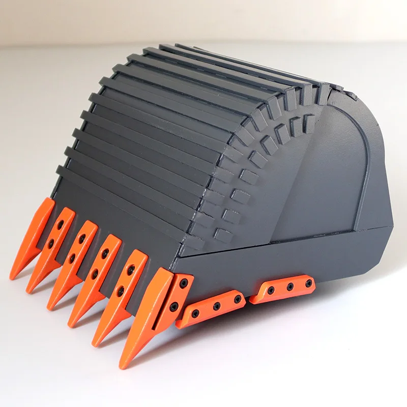 JD-106H Rock Bucket Rc имитирующий металлический скарификатор/экскаватор ковш в сборе для 1/12 Масштаб дистанционного управления гидравлический экскаватор Игрушечная модель - Цвет: JD-106H Rock Bucket